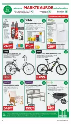 Gazetka promocyjna Marktkauf - Prospekt - Gazetka - ważna od 29.04 do 29.04.2023 - strona 24 - produkty: akku, Bank, creme, E-Bike, eis, elle, Feigen, gtx, Holz, Kajak, Kette, kissen, korb, kühlschrank, leine, LG, Rauch, reis, Ria, Schal, Schaukel, Schrank, shimano, stuhl, Ti, uhr, Wanne