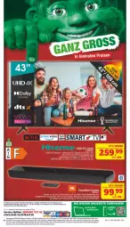 Gazetka promocyjna Marktkauf - Prospekt - Gazetka - ważna od 29.04 do 29.04.2023 - strona 40 - produkty: angebot, angebote, Astra, Brei, cin, deka, eis, ente, HDMI, lieferservice, reis, ring, sac, Signal, soundbar, Subwoofer, Ti, uhd, usb, ZTE