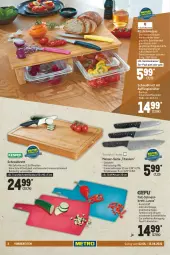 Gazetka promocyjna Metro - Kochen Spezial - Gazetka - ważna od 24.07 do 24.07.2022 - strona 2 - produkty: bambus, Behälter, edelstahl, küche, Küchen, LG, messer, Reinigung, rwe, saft, Ti, Tiere, tisch, Tranchierbrett
