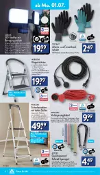 Gazetka promocyjna Aldi Nord - Von Montag - Gazetka - ważna od 06.07 do 06.07.2024 - strona 18 - produkty: auto, dell, elle, Fahrrad, gin, gsw, handschuhe, klapptritt, Mode, Ria, riegel, rwe, Schal, Schale, schuhe, Ti, tisch, tragegriff, wandhalterung, wasser, ZTE