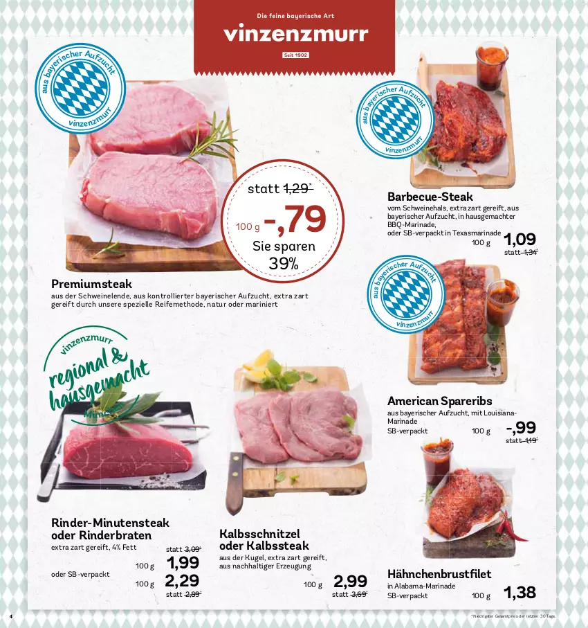 Aktueller Prospekt Aez - Prospekte - von 17.04 bis 22.04.2023 - strona 4 - produkty: barbecue, braten, eis, elle, hähnchenbrust, kalbsschnitzel, Kugel, mac, marinade, natur, reis, rind, rinder, rinderbraten, schnitzel, schwein, schweine, spareribs, Spezi, steak, Ti, trolli, wein, weine, ZTE