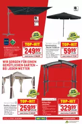Gazetka promocyjna Metro - NonFood - Gazetka - ważna od 22.06 do 22.06.2022 - strona 3 - produkty: ampelschirm, Bona, eis, Garten, grill, Grillpavillon, HP, latte, LG, pavillon, reis, schutzhülle, sonnenschirm, Ti, top-hit, wasser