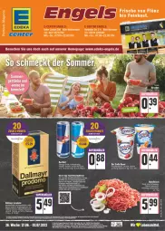 Gazetka promocyjna E Center - Angebote der Woche - Gazetka - ważna od 02.07 do 02.07.2022 - strona 1 - produkty: Becher, bett, bohne, bohnen, bohnenkaffee, dallmayr, dallmayr prodomo, deka, drink, eis, elle, energy drink, Engel, ente, fleisch, Fleischbällchen, frucht, fruchtjoghurt, gemahlener bohnenkaffee, hackfleisch, joghur, joghurt, kaffee, kaffeegenuss, lebensmittel, magazin, mars, nuss, prodomo, reis, reiss, rezept, rind, rwe, schwein, schweine, tee, teller, Ti, wein, weine