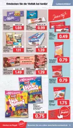 Gazetka promocyjna Famila - Prospekte - Gazetka - ważna od 22.01 do 22.01.2022 - strona 19 - produkty: beutel, choco crossies, crossies, decke, erdnüsse, knoppers, lachgummi, lebensmittel, Mantel, milch, milka, milka schokolade, nestlé, Nimm 2, nippon, regal, schoko, schokolade, vollmilch