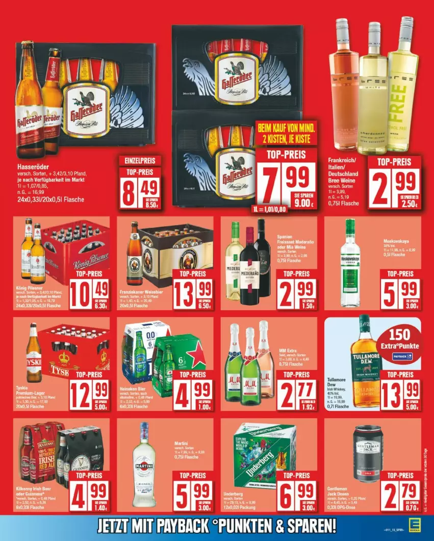 Aktueller Prospekt Edeka - Prospekte - von 10.03 bis 15.03.2025 - strona 16 - produkty: ente, flasche, hasseröder