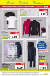Gazetka promocyjna Lidl - Aktionsprospekt - Gazetka - ważna od 08.01 do 08.01.2022 - strona 49 - produkty: angebot, angebote, auer, damen t-shirt, eis, esmara, gutschein, gutscheine, jeans, korb, LG, ndk, reis, shirt, T-Shirt, Ti, Trenchcoat, wasser, ZTE