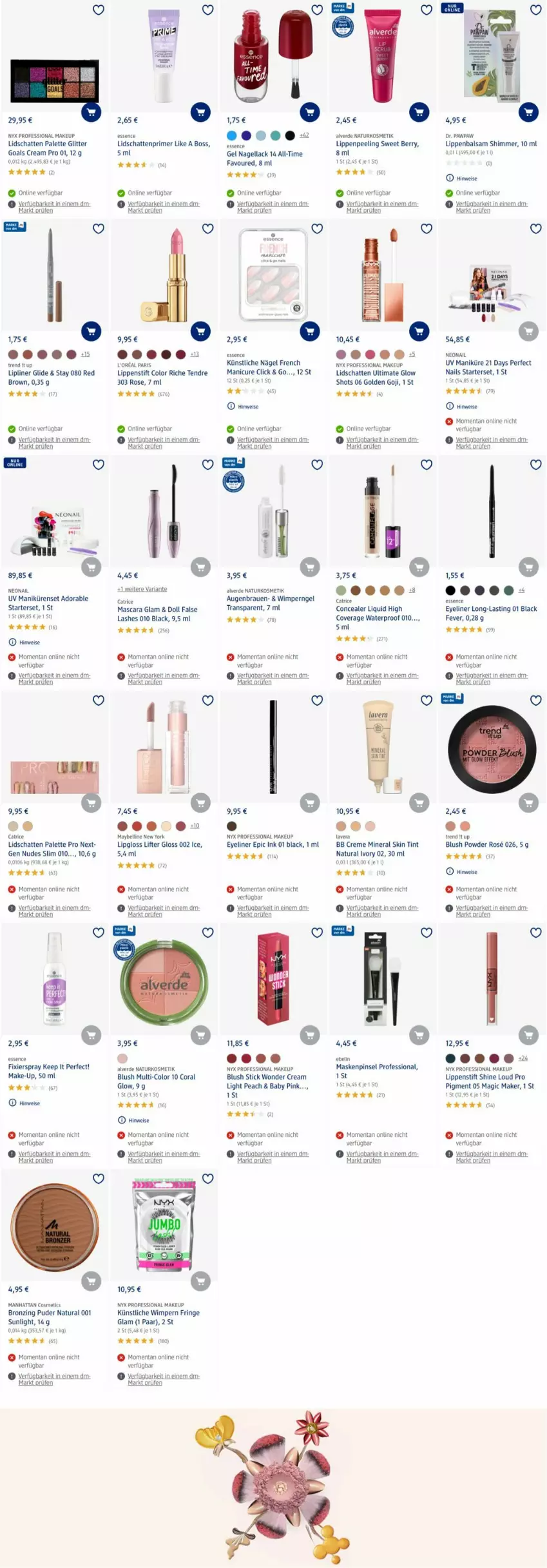 Aktueller Prospekt Dm Drogerie - Prospekte - von 04.05 bis 17.05.2023 - strona 3 - produkty: Alverde, asti, balsam, Bank, boss, Coral, creme, eis, erde, Eyeliner, kosmetik, lack, Lipgloss, Lippenbalsam, Lippenstift, Make-up, Mascara, Nagellack, natur, natura, naturkosmetik, Oral B, Palette, Peeling, ring, Sunlight, Ti, Yo