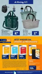 Gazetka promocyjna AldiSud - NÄCHSTE WOCHE - Gazetka - ważna od 09.07 do 09.07.2022 - strona 12 - produkty: akku, aldi, aldi talk, Bau, buch, dell, einkaufskorb, eis, hardware, kamera, korb, kühltasche, LG, medion, Mode, Rauch, ring, rucksack, rwe, sac, Software, spee, Tasche, Ti, tragegriff, usb, Wanne, ZTE