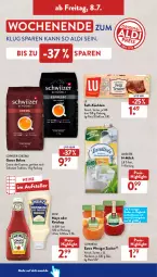 Gazetka promocyjna AldiSud - NÄCHSTE WOCHE - Gazetka - ważna od 09.07 do 09.07.2022 - strona 32 - produkty: aldi, beere, bohne, eis, elle, espresso, heinz, himbeer, himbeere, ketchup, konfitüre, konfitüren, landliebe, milch, oder espresso, reis, Schwartau, teller, Ti, Yo, zucker