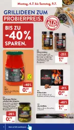 Gazetka promocyjna AldiSud - NÄCHSTE WOCHE - Gazetka - ważna od 09.07 do 09.07.2022 - strona 6 - produkty: Ajvar, aldi, anzünder, bier, burger, eis, grill, grillanzünder, grüne oliven, gurke, gurken, hamburger, Holz, jalapeño, olive, oliven, reis, Ria, Ti, ZTE