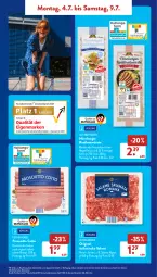 Gazetka promocyjna AldiSud - NÄCHSTE WOCHE - Gazetka - ważna od 09.07 do 09.07.2022 - strona 9 - produkty: aldi, alle artikel ohne dekoration, Berger, cin, dekoration, discount, eis, elle, fleisch, gin, hinterkochschinken, kochschinken, lebensmittel, monitor, nürnberger, prosciutto, prosciutto cotto, reis, rezept, salami, schinken, Ti, ZTE