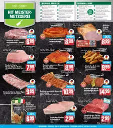 Gazetka promocyjna Hit - Wochenprospekt - Gazetka - ważna od 14.09 do 14.09.2024 - strona 4 - produkty: auer, axe, Bau, Bauer, beef, bio, braten, eis, elle, ente, filet, fleisch, Geflügel, geschnetzeltes, Haxe, kalbskotelett, kasseler, Kette, kotelett, küche, Küchen, lachs, Meister, monitor, nackenkoteletts, natur, orange, püree, pute, reis, Ria, rind, rindfleisch, ring, roastbeef, Rückensteak, rückensteaks, rum, rumpsteak, schwein, schweine, schweinefilet, schweinerücken, senf, spareribs, Spezi, Sport, steak, steaks, Ti, Tiere, tisch, wein, weine, Zelt, ZTE