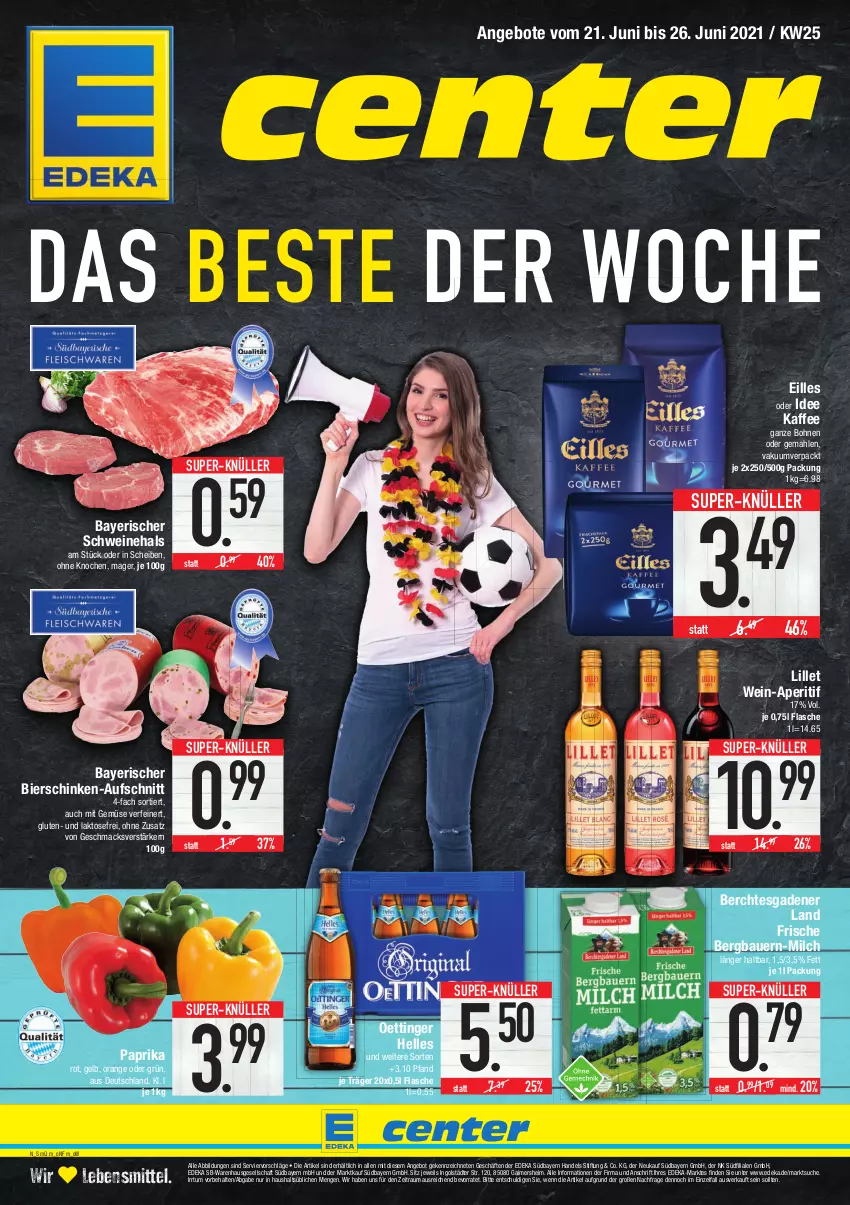 Aktueller Prospekt E Center - Angebote der Woche - von 21.06 bis 26.06.2021 - strona 1