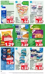 Gazetka promocyjna Kaufland - Prospekt - Gazetka - ważna od 15.05 do 15.05.2024 - strona 44 - produkty: Alaska-Seelachs, Alaska-Seelachsfilet, angebot, apfel, auer, Ayran, Becher, berliner, beutel, bismarck, creme, eis, filet, filets, frosta, gabel, getränk, hering, Herings, heringsfilets, homann, joghur, joghurt, kartoffel, Kefir, kissen, lachs, lachsfilet, marinade, mccain, milch, Müller, ring, sahne, Sahnejoghurt, salz, sauce, schlagrahm, schlemmerfilet, seelachsfilet, Spezi, Ti, wasser, weihenstephan, zott, ZTE