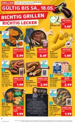 Gazetka promocyjna Kaufland - Prospekt - Gazetka - ważna od 15.05 do 15.05.2024 - strona 8 - produkty: angebot, aubergine, bacon, Bau, bratwurst, butter, chili, emmentaler, fisch, garnelen, gin, grill, halbfester schnittkäse, ideal zum grillen, Käse, knoblauch, kräuter, kräuterbutter, kräutern, mais, mit knoblauch, mit paprika, natur, olive, oliven, olivenöl, paprika, pfanne, pfannen, pfannenkäse, pfeffer, Pinsel, purland, rind, rostbratwurst, Rückensteak, rum, salz, Schal, Schale, schnittkäse, schwein, Speck, spitzenqualität, steak, Ti, und pfanne, wein, WICK, würfel, wurst, würstchen, ZTE, zucchini, zucker, zuckermais