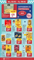 Gazetka promocyjna Aldi Nord - Von Montag - Gazetka - ważna od 08.02 do 08.02.2025 - strona 12 - produkty: aus der tiefkühlung, bohne, bohnen, brot, burger, cheddar, chili, dip, eintopf, eis, fertiggericht, gewürz, gin, jagdwurst, Käse, knoblauch, LG, mac, mit knoblauch, mozzarella, nudel, Nudelgericht, nuggets, pizza, Reibekäse, reis, rel, sauce, Tasche, taschen, Ti, tiefpreis, topf, wurst, ZTE