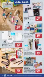 Gazetka promocyjna Aldi Nord - Von Montag - Gazetka - ważna od 08.02 do 08.02.2025 - strona 24 - produkty: aqua, eier, Germ, gin, Holz, LG, Palette, papier, Pinsel, Pinselset, rel, Ria, spachtel, stifte, Ti, Wanne, wasser, wassertank, ZTE