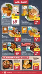 Gazetka promocyjna Aldi Nord - Von Montag - Gazetka - ważna od 08.02 do 08.02.2025 - strona 28 - produkty: auer, backwaren, braten, brustfilet, burger, Croissant, curry, dip, eis, emmentaler, filet, fleisch, geback, geschnetzeltes, gewürz, gin, grill, Hähnchenfleisch, Hefe, Heu, hinterschinken, hörnchen, Käse, kotelett, küche, Küchen, marinade, Ofen, paprika, Plunder, Ria, schinken, schwein, spare ribs, Ti, tortilla, wein, Zelt, ZTE