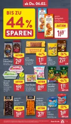 Gazetka promocyjna Aldi Nord - Von Montag - Gazetka - ważna od 08.02 do 08.02.2025 - strona 31 - produkty: aprikose, aprikosen, beutel, biscotto, butter, butterkeks, Datteln, dip, elle, erdnuss, erdnüsse, frucht, fruchtgummi, fruchtgummis, funny-frisch, gin, keks, kekse, leibniz, mars, nuss, pilze, Spezi, Spritzgebäck, Sweetland, teller, Ti, ültje, ültje erdnüsse, ZTE