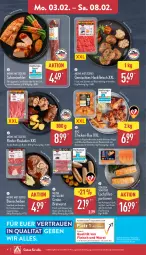 Gazetka promocyjna Aldi Nord - Von Montag - Gazetka - ważna od 08.02 do 08.02.2025 - strona 4 - produkty: aldi, braten, bratwurst, discount, eis, elle, filet, fleisch, gewürz, grill, grobe bratwurst, hackfleisch, Hähnchen-Oberkeulen, Heu, lachs, lachsfilet, lebensmittel, marinade, monitor, paprika, Ria, rind, rinder, rinder-rouladen, rouladen, rwe, schwein, schwein und rind, schweine, schweinefilet, suppe, suppen, Ti, vom schwein und rind, wein, weine, wurst