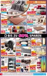 Gazetka promocyjna Norma - Norma - Gazetka - ważna od 28.10 do 28.10.2024 - strona 14 - produkty: Bad, batterie, batterien, Bebe, braun, caramel, decke, deckenleuchte, dekokissen, dell, eis, elle, erde, espresso, fernbedienung, gin, Hausschuhe, kissen, kissenhülle, küche, Kugel, Kuschelweich, Lampe, Lampenschirm, lebensmittel, led-deckenleuchte, led-licht, led-tischleuchte, leds, Leuchte, LG, Mode, Nachtlicht, ndk, Ofen, Plüsch, reifen, reis, rel, Ria, Schal, schmutzfangmatte, schuhe, senf, sitzkissen, Spiele, teppich, thermometer, Ti, Tiere, timer, tisch, tischleuchte, ventilator