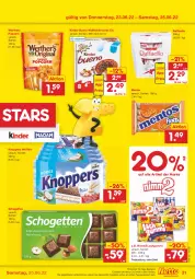 Gazetka promocyjna Netto Marken-Discount - Filial-Angebote - Gazetka - ważna od 25.06 do 25.06.2022 - strona 31 - produkty: angebot, bestpreis, eis, hörnchen, Kinder, kinder bueno, knoppers, lachgummi, mentos, nimm2, popcorn, raffaello, reis, schogetten, Ti, Waffelhörnchen, waffeln, ZTE