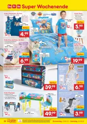 Gazetka promocyjna Netto Marken-Discount - Filial-Angebote - Gazetka - ważna od 25.06 do 25.06.2022 - strona 36 - produkty: Bau, baumwolle, bett, bettwäsche, decke, eis, hemd, hemden, Kinder, Kinder Bett, kissen, Kissenbezug, Nachthemd, ndk, regal, reis, Ria, shorty, slip, slips, sneaker, sneakersocken, socken, Stühl, Ti, tisch, Unterhemd, unterhemden, versandkostenfrei, wolle