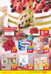 Gazetka promocyjna Netto Marken-Discount - Filial-Angebote - Gazetka - ważna od 25.06 do 25.06.2022 - strona 7 - produkty: angebot, beere, beeren, bestpreis, creme, Dr. Oetker, eier, eis, erdbeere, erdbeeren, exquisa, exquisa frischkäse, frischkäse, himbeer, himbeere, himbeeren, joghur, joghurt, Käse, mehl, rama, rama cremefine, reis, rezept, Schal, Schale, südzucker, Ti, ZTE, zucker