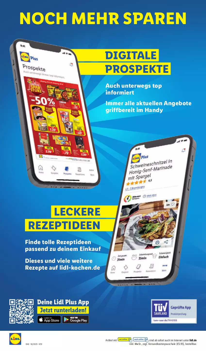 Aktueller Prospekt Lidl - Aktionsprospekt - von 17.04 bis 22.04.2023 - strona 10 - produkty: angebot, angebote, elle, Handy, ndk, rezept, rezepte, rwe, Schal, Schale, Ti