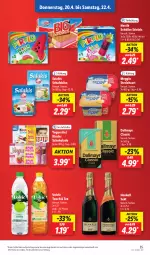 Gazetka promocyjna Lidl - Aktionsprospekt - Gazetka - ważna od 22.04 do 22.04.2023 - strona 39 - produkty: angebot, dallmayr, eis, elle, henkel, henkell, henkell sekt, Käse, Kinder, kinder schokolade, meggle, nestlé, nestlé schöller, reis, salakis, schafskäse, schoko, schokolade, Schöller, sekt, stieleis, Streichzart, tee, teller, Ti, volvic, Yo, yogurette, ZTE