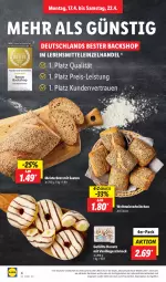 Gazetka promocyjna Lidl - Aktionsprospekt - Gazetka - ważna od 22.04 do 22.04.2023 - strona 4 - produkty: brot, brötchen, Donut, donuts, eis, lebensmittel, mac, Meister, Rauch, reis, Ti, vanille