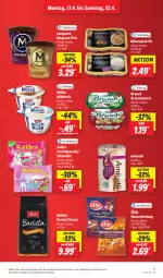 Gazetka promocyjna Lidl - Aktionsprospekt - Gazetka - ważna od 22.04 do 22.04.2023 - strona 7 - produkty: aktionspreis, amicelli, angebot, aufstrich, brot, brotaufstrich, eis, elle, frucht, fruchtgummi, katjes, langnese, magnum, melitta, milch, milchreis, mövenpick, mövenpick eis, Müller, nuss, reis, teller, Ti, ültje, vita, ZTE