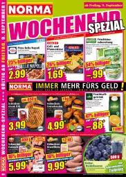 Gazetka promocyjna Norma - Norma - Gazetka - ważna od 12.09 do 12.09.2022 - strona 16 - produkty: apfel, Becher, beere, beeren, braten, brustfilet, eimer, eis, filet, filets, fleisch, frischkäse, frischkäsezubereitung, frucht, fruchtsaft, fruchtsaftgetränk, getränk, grill, gulasch, hähnchenbrust, hähnchenbrustfilet, heidelbeere, heidelbeeren, himbeer, Käse, kräuter, kräutern, lebensmittel, maracuja, natur, orange, paprika, pfanne, pfannen, pfannenkäse, pizza, regal, reis, saft, schinken, Schinkensteak, schwein, schweine, schweinegulasch, steak, Ti, tiefpreis, und pfanne, wein, weine, Wild