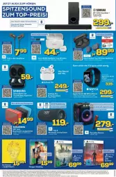 Gazetka promocyjna Euronics - Prospekte - Gazetka - ważna od 17.05 do 17.05.2023 - strona 4 - produkty: bluetooth-lautsprecher, butter, consors finanz, eis, ente, GPS, grundig, kopfhörer, lautsprecher, LG, Pods, reis, rel, Samsung, soundbar, Sport, Subwoofer, tee, Ti, top-preis, wasser, Yamaha