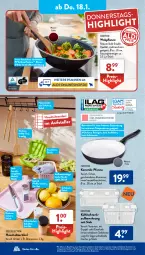 Gazetka promocyjna AldiSud - IN ZWEI WOCHEN - Gazetka - ważna od 20.01 do 20.01.2023 - strona 9 - produkty: aldi, alle artikel ohne dekoration, aufbewahrungsbox, Behälter, brie, Crofton, dekoration, eis, elle, gin, Hakenleiste, korb, küche, Küchen, Küchenhelfer, kühlschrank, LG, maille, messer, pfanne, pfannen, pfeffer, Pfefferstreuer, reis, Ria, salz, Schrank, schüssel, snack, spülmaschinen, teller, Ti, wok, Zitruspresse, ZTE