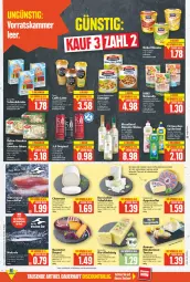 Gazetka promocyjna E Center - Angebote der Woche - Gazetka - ważna od 18.06 do 18.06.2022 - strona 3 - produkty: alleinfuttermittel, Almkönig, ananas, appenzeller, aus dem kühlregal, Becher, Beemster, beutel, bio, birkel, braten, caffe, chavroux, doppelrahmstufe, drink, drinks, eintopf, eintöpfe, eis, elle, emmi, ente, filet, flasche, frischkäse, gin, grill, hartkäse, hühner, Käse, kräuter, kühlregal, latte, mac, Makrele, mandarine, mandarinen, milch, monati, moselland, natur, natura, nudel, rahm-gemüse, regal, reis, rel, Ria, salz, schafskäse, schnittkäse, schweizer hartkäse, terrine, Ti, tisch, topf, weichkäse, wein, weine