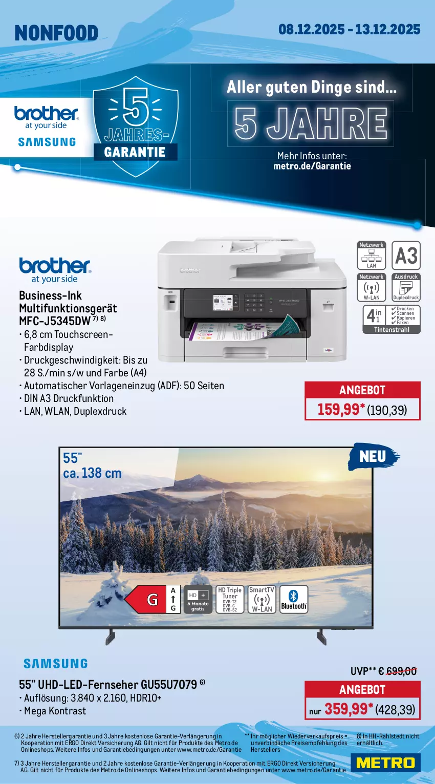 Aktueller Prospekt Metro - Wochen-Angebote - von 08.12 bis 13.12.2025 - strona 26 - produkty: angebot, auto, Brei, Carrera, champion, cin, dell, eis, elle, fernseher, Metro, Mode, ndk, ordner, Puzzle, reis, teller, Ti, tisch, touchscreen, uhd