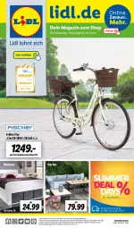 Gazetka promocyjna Lidl - Aktuelle Onlineshop-Highlights - Gazetka - ważna od 30.06 do 30.06.2022 - strona 1 - produkty: E-Bike, erde, Garten, magazin, ndk, Rauch, Ti