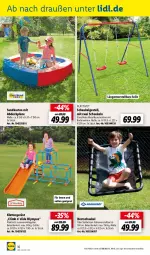 Gazetka promocyjna Lidl - Aktuelle Onlineshop-Highlights - Gazetka - ważna od 30.06 do 30.06.2022 - strona 10 - produkty: abdeckplane, LG, ndk, Sandkasten, Schaukel, Ti, tisch