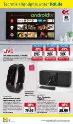 Gazetka promocyjna Lidl - Aktuelle Onlineshop-Highlights - Gazetka - ważna od 30.06 do 30.06.2022 - strona 34 - produkty: auer, batterie, batterien, dvb, eis, elle, fernbedienung, HDMI, Mp3, ndk, silvercrest, Ti, tuner, uhd, usb, Yo, ZTE