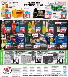 Gazetka promocyjna Hit - Wochenprospekt - Gazetka - ważna od 21.09 do 21.09.2024 - strona 16 - produkty: Alwa, angebot, angebote, apfel, apfelsaft, Astra, auer, Bad, Berger, bier, bio, braun, burger, coca-cola, cola, corona, corona extra, decke, Deckel, eimer, eis, elle, Engel, fisch, flasche, flensburger, franziskaner, frucht, fruchtsaft, glasflasche, Happy Day, Hohes C, krombache, krombacher, Lübecker, mineralwasser, Nektar, orange, punica, Rauch, reis, rheinfels quelle, saft, sirup, Spaten, Staropramen, Ti, uhr, Waldquelle, wasser, weissbier, Yo, ZTE