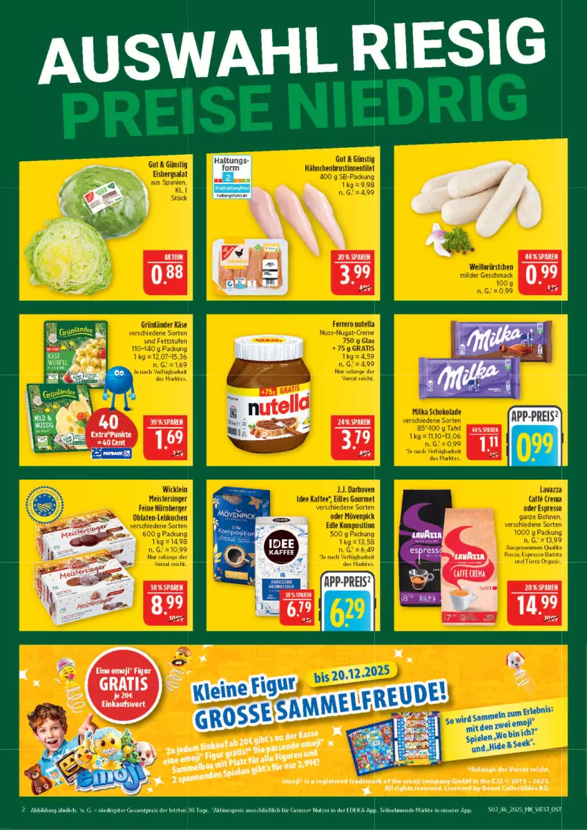 Aktueller Prospekt Marktkauf - Prospekt - von 09.11 bis 15.11.2025 - strona 2 - produkty: aktionspreis, deka, eis, elle, nuss, reis, Ti, ZTE