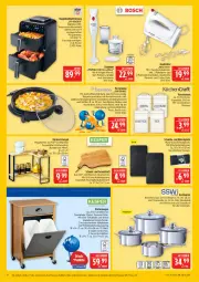Gazetka promocyjna Marktkauf - Prospekt - Gazetka - ważna od 15.11 do 15.11.2025 - strona 32 - produkty: Abfalleimer, auer, aust, bosch, braten, decke, Deckel, Eckregal, edelstahl, eimer, eis, fleisch, Fleischbällchen, fritteuse, Glasdeckel, Heißluftfritteuse, Holz, HP, kaffee, kesper, Kochtopf, küche, Küchen, latte, led-licht, leimer, leine, Leuchte, mehl, messer, Mixer, paella, pasta, pfanne, Pfau, regal, reis, ring, Schal, Schrank, shake, sonoma eiche, spülmaschinen, tee, Ti, topf, Topfset, touchscreen, Tüte, unterschrank, zucker