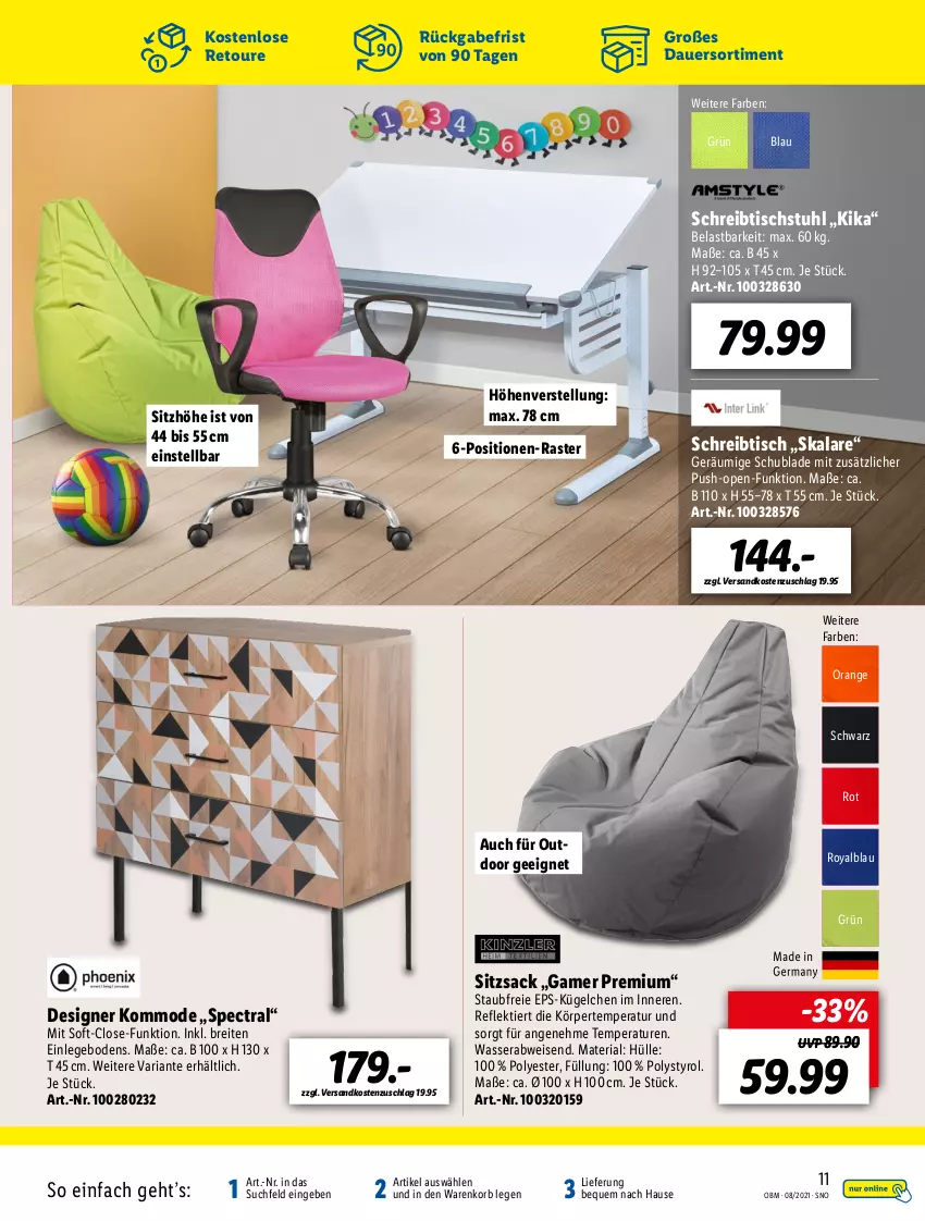 Aktueller Prospekt Lidl - Aktuelle Onlineshop-Highlights - von 01.08 bis 31.08.2021 - strona 11