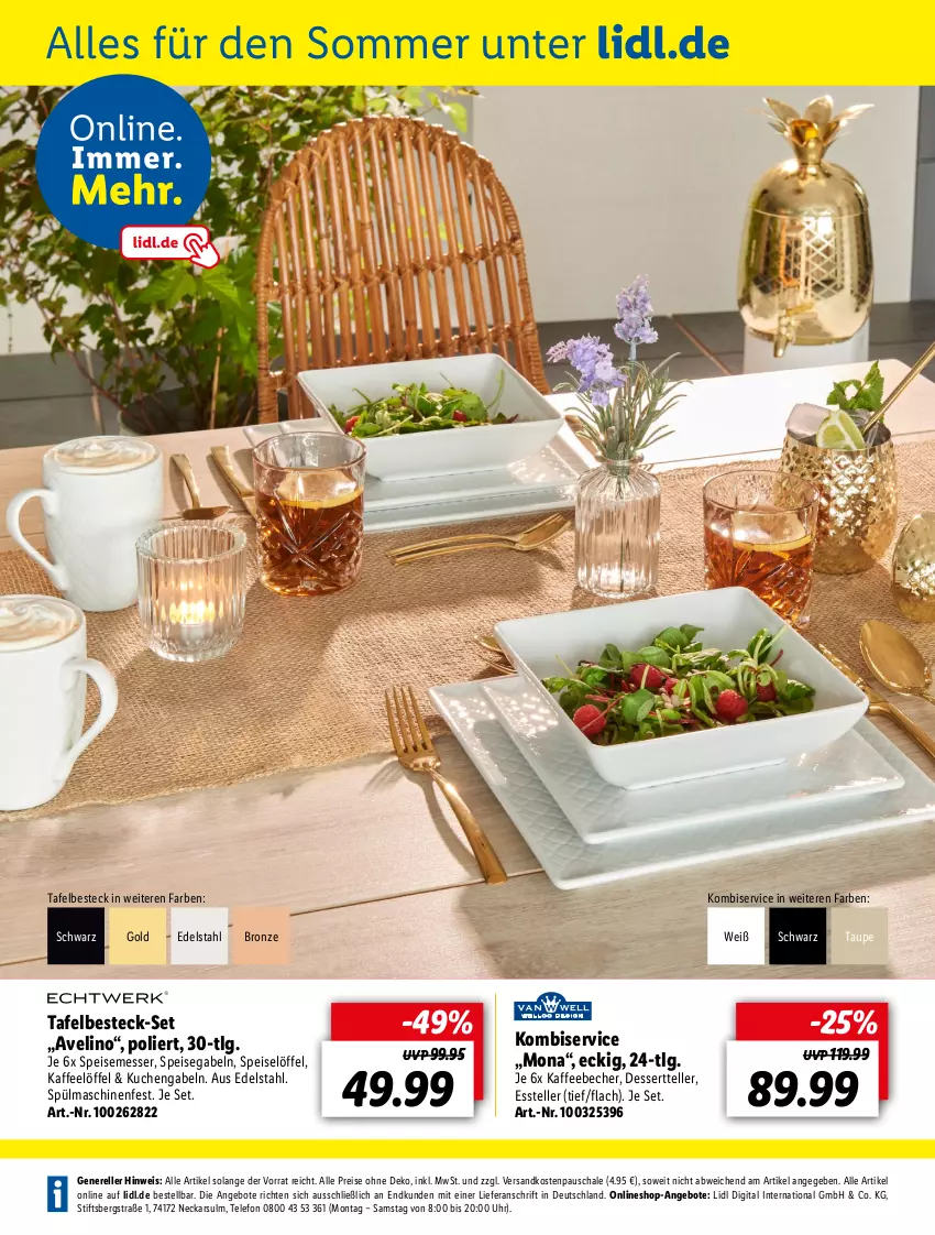 Aktueller Prospekt Lidl - Aktuelle Onlineshop-Highlights - von 01.08 bis 31.08.2021 - strona 2