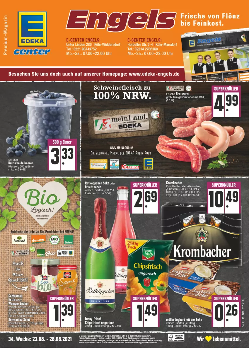 Aktueller Prospekt E Center - Angebote der Woche - von 23.08 bis 28.08.2021 - strona 1