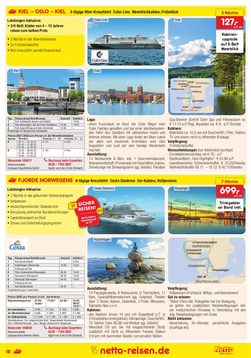 Aktueller Prospekt Netto Marken-Discount - Reisemagazin November - von 28.10 bis 30.11.2021 - strona 18