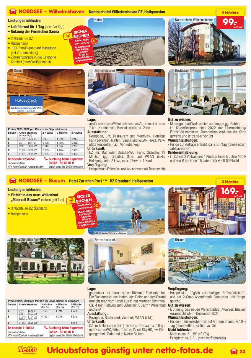 Aktueller Prospekt Netto Marken-Discount - Reisemagazin November - von 28.10 bis 30.11.2021 - strona 23