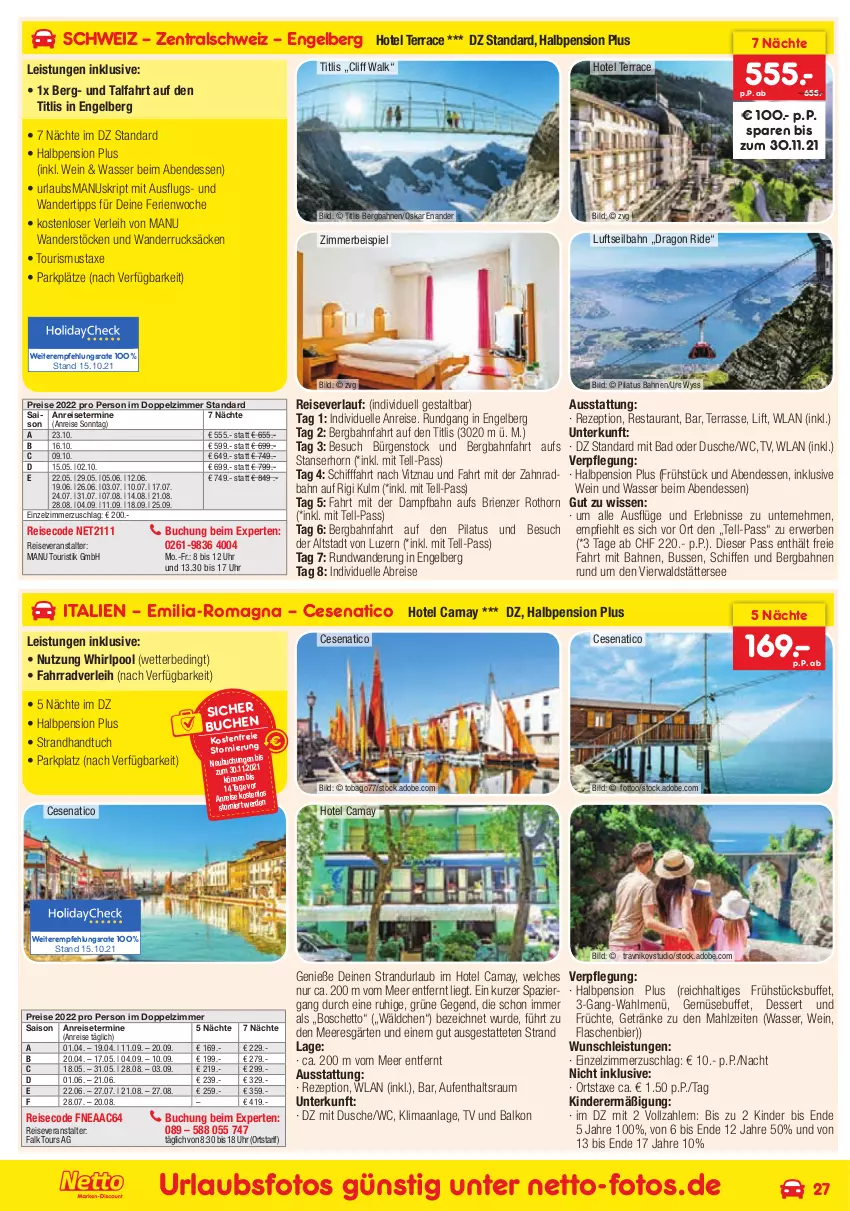 Aktueller Prospekt Netto Marken-Discount - Reisemagazin November - von 28.10 bis 30.11.2021 - strona 27