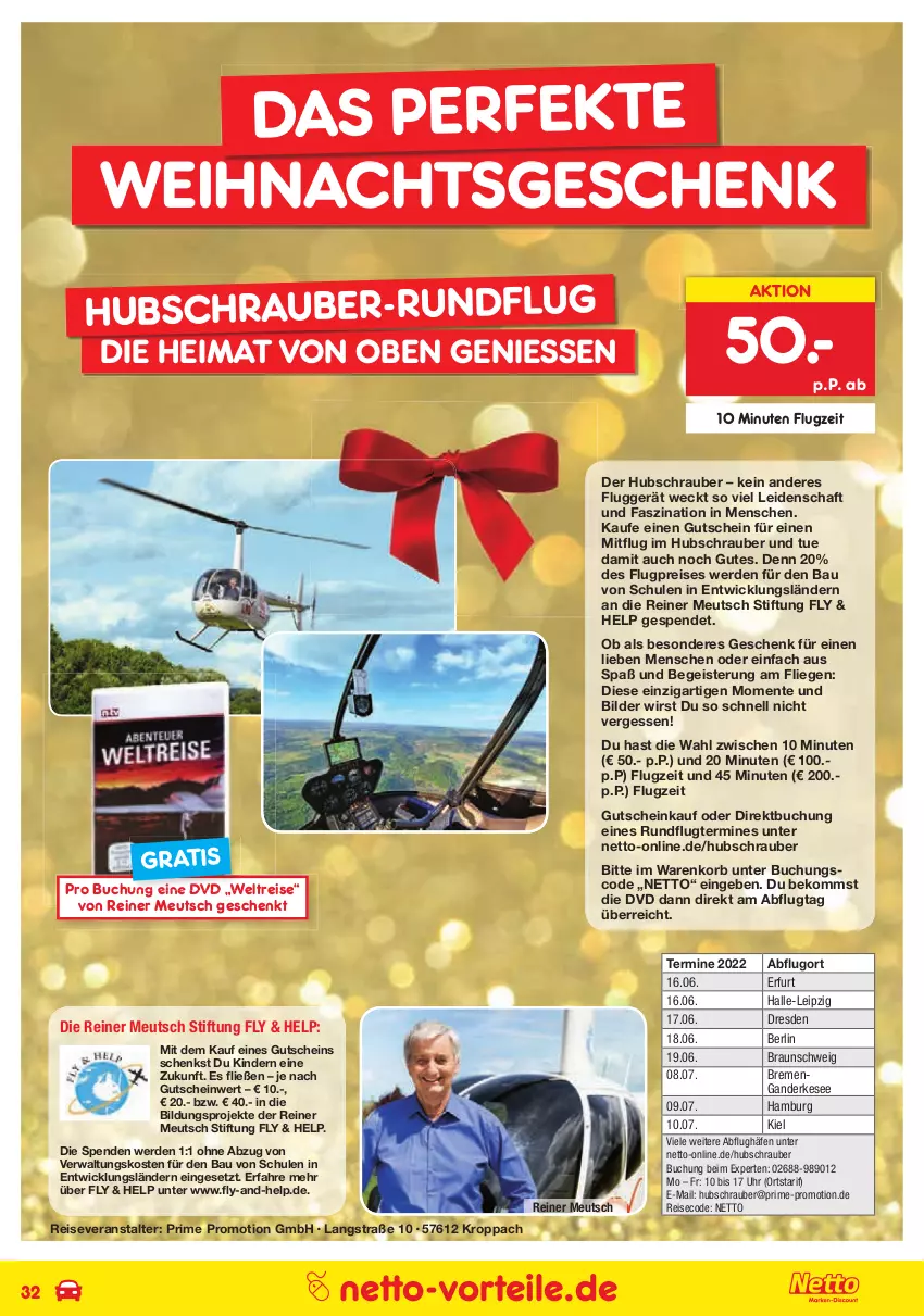 Aktueller Prospekt Netto Marken-Discount - Reisemagazin November - von 28.10 bis 30.11.2021 - strona 32